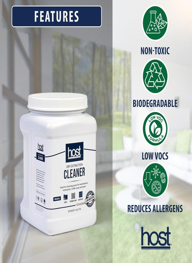 HOST® Dry Extraction Cleaner - Natural, Non-Toxic, Biodegradable Cleaning Compound for Carpets, Grouted Tile, and Textured Floors - Low Moisture Formula, Safe for People & Pets, 2.5 lb Shaker Jar - Image 3